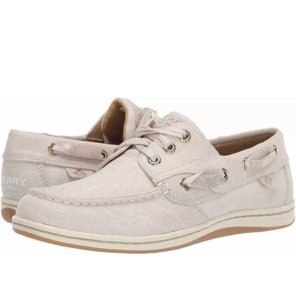 Sperry Songfish Linen Ivory
